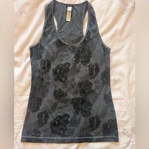 Diesel | Women’s Gray Floral Racerback Tank Top